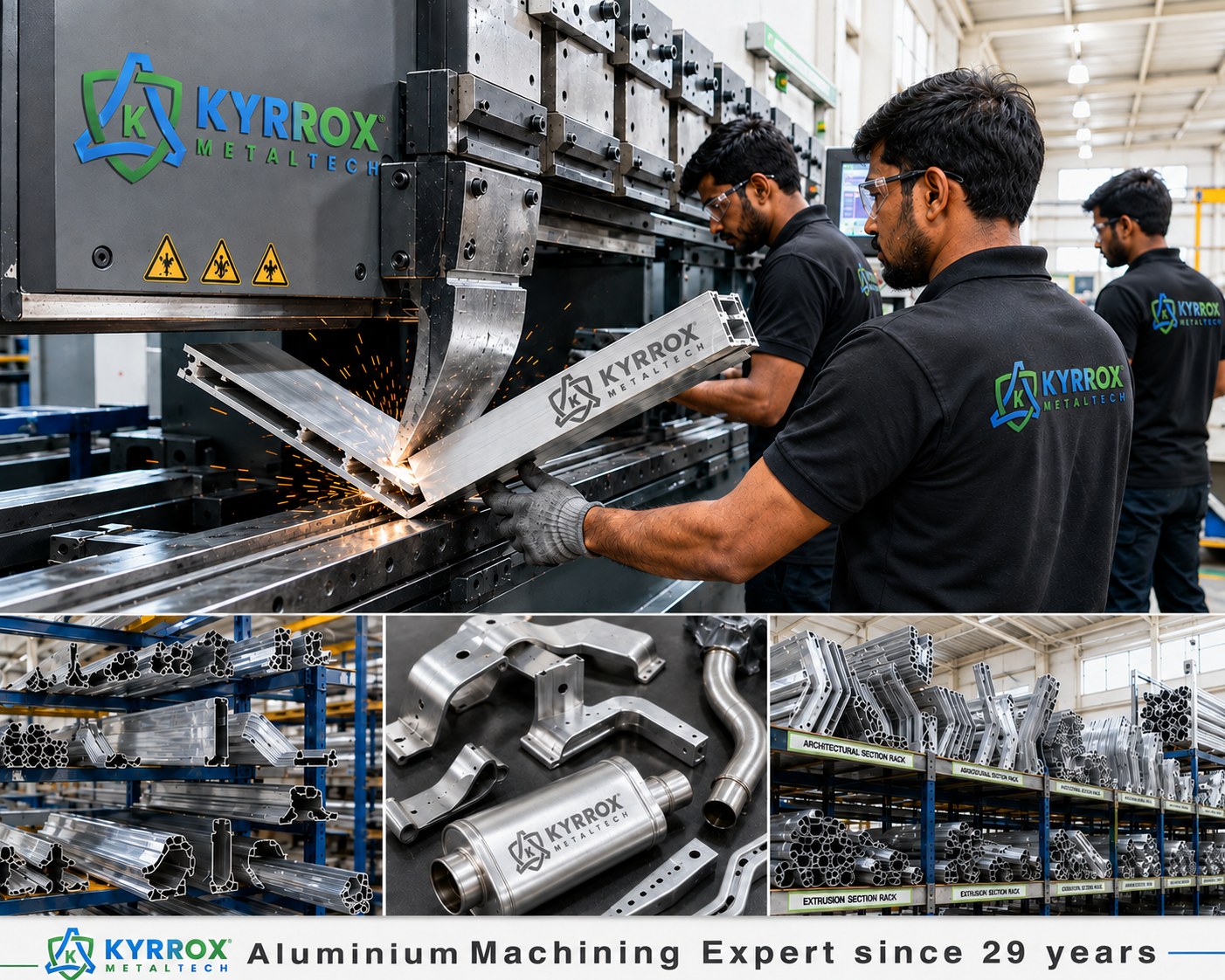 Aluminium Extrusion & Bending Process